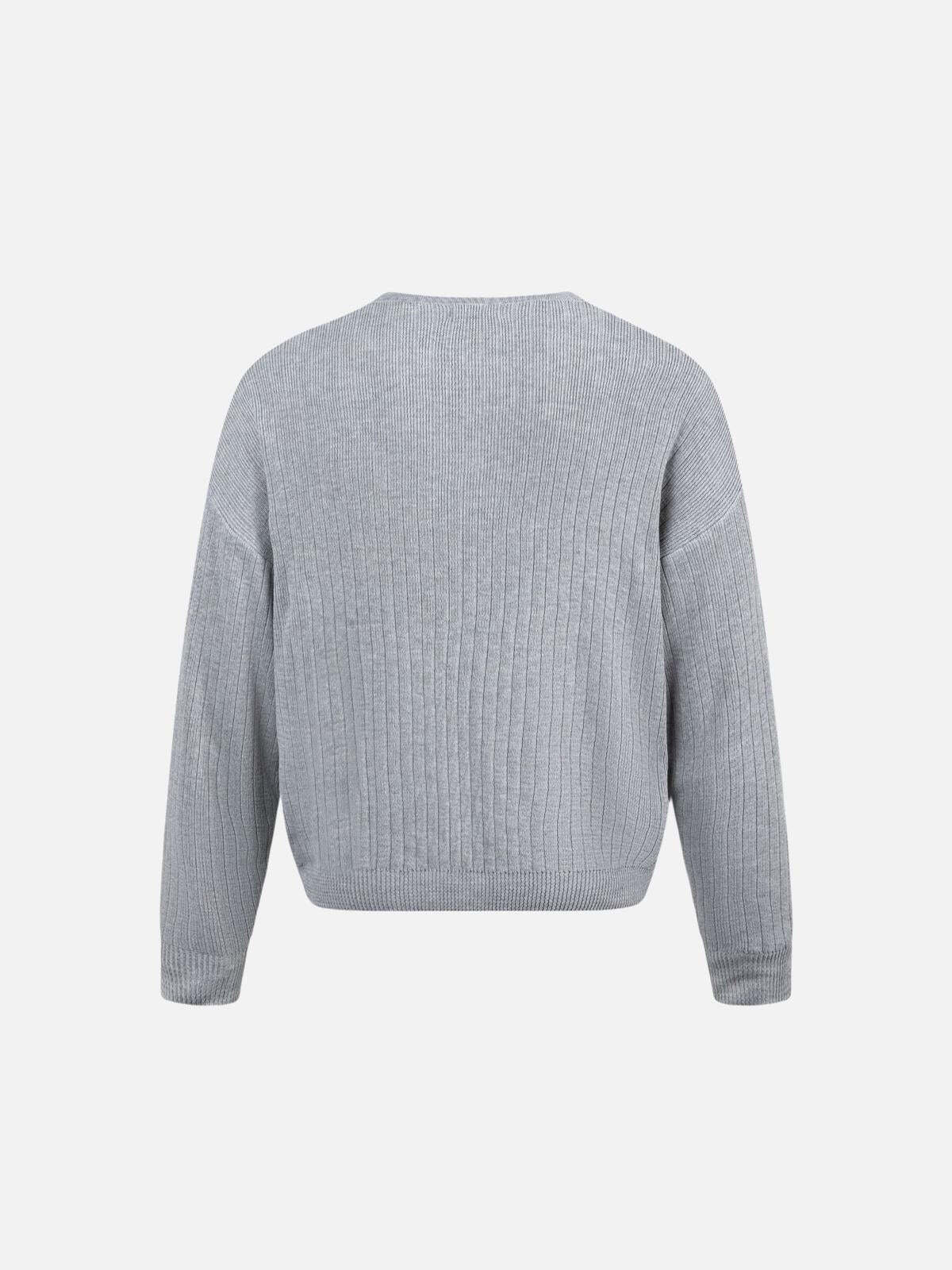 Concert Outfit Vintage Letter Small V-Neck Sweater Concert Outfit Vintage Letter Small V-Neck Sweater