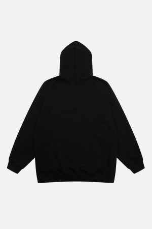 Concert Outfit Vintage Letters Towel Embroidery Hoodie