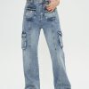 Concert Outfit Vintage Multi Pocket Jeans