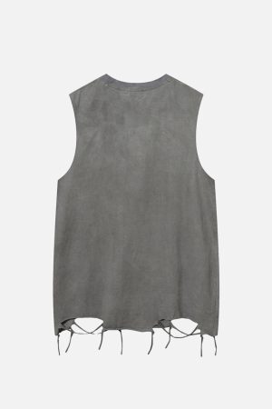 Concert Outfit Vintage Necklace Star Print Hip-Hop Tank Top