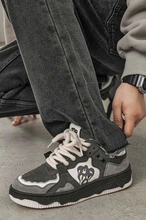 Concert Outfit Vintage Niche Casual Couple Skate Shoes