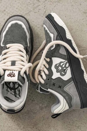 Concert Outfit Vintage Niche Casual Couple Skate Shoes