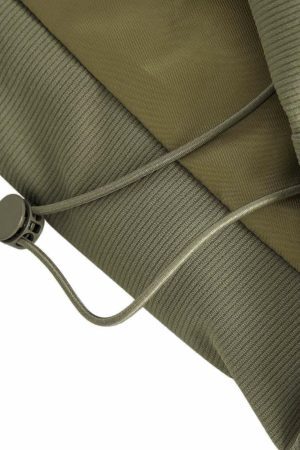 Concert Outfit Vintage Oversized Pleated Stand Collar Jacket