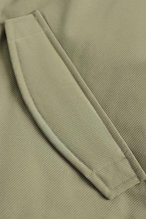 Concert Outfit Vintage Oversized Pleated Stand Collar Jacket