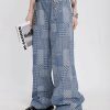 Concert Outfit Vintage Patchwork Jeans