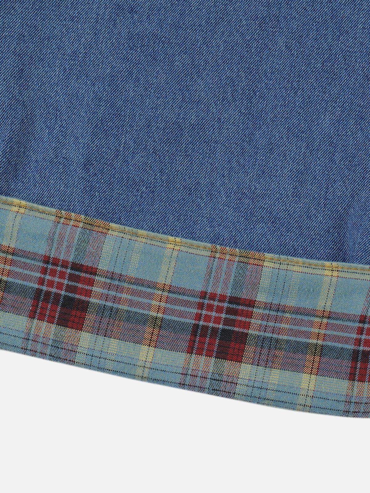 Concert Outfit Vintage Plaid Cuffed Jeans Concert Outfit Vintage Plaid Cuffed Jeans