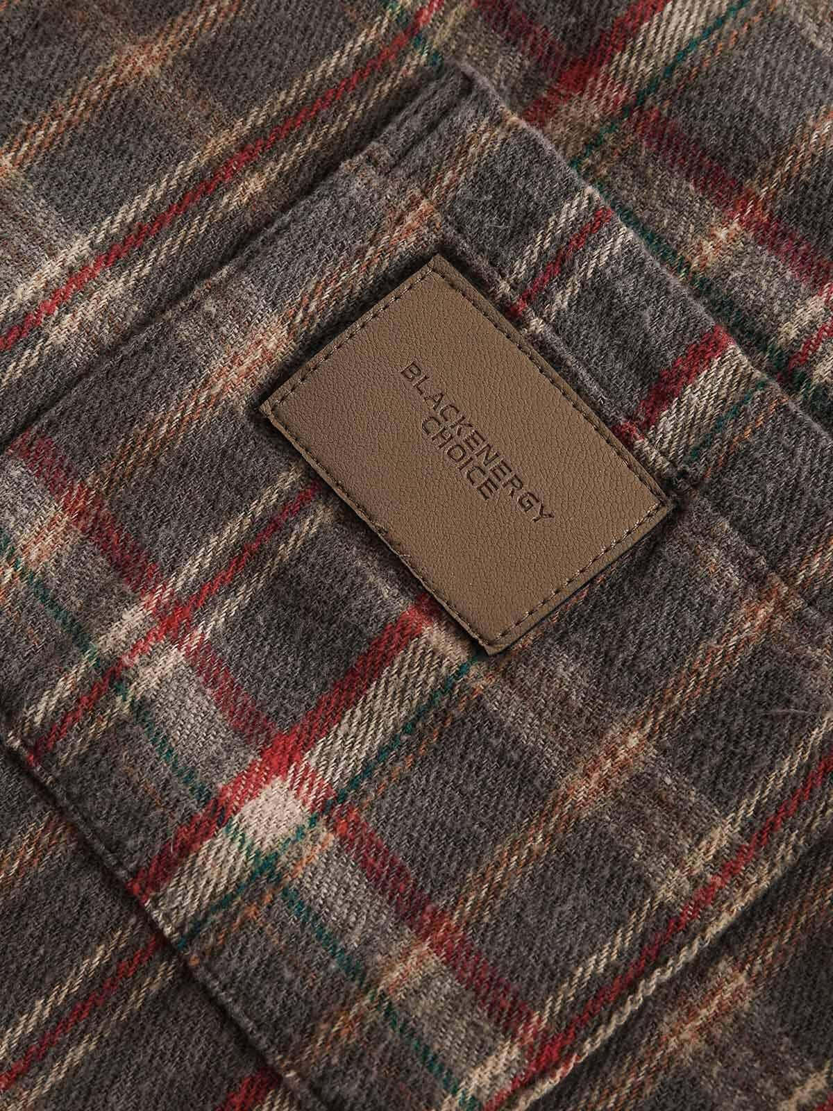 Concert Outfit Vintage Plaid Tie-Dye Long Sleeve Shirt Concert Outfit Vintage Plaid Tie-Dye Long Sleeve Shirt