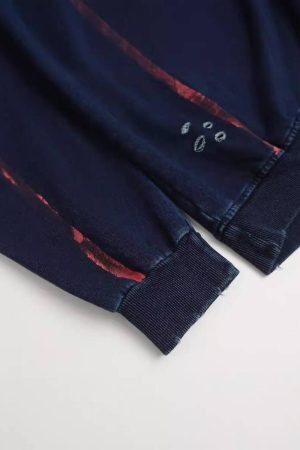 Concert Outfit Vintage Print hole Academic Style Hoodie