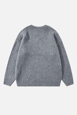 Concert Outfit Vintage Print Letter Sweater