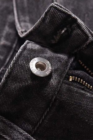 Concert Outfit Vintage Punk Distressed Multi-Pocket Jeans