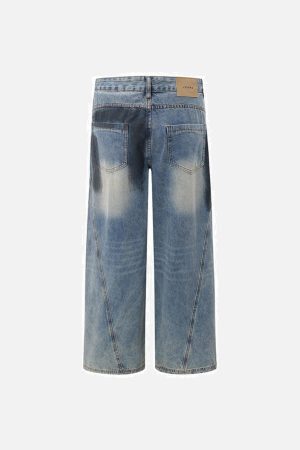 Concert Outfit Vintage Ripped Jeans