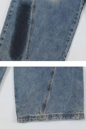 Concert Outfit Vintage Ripped Jeans