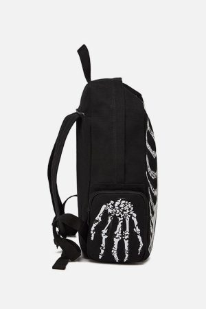 Concert Outfit Vintage Skull Print Shoulder Bag