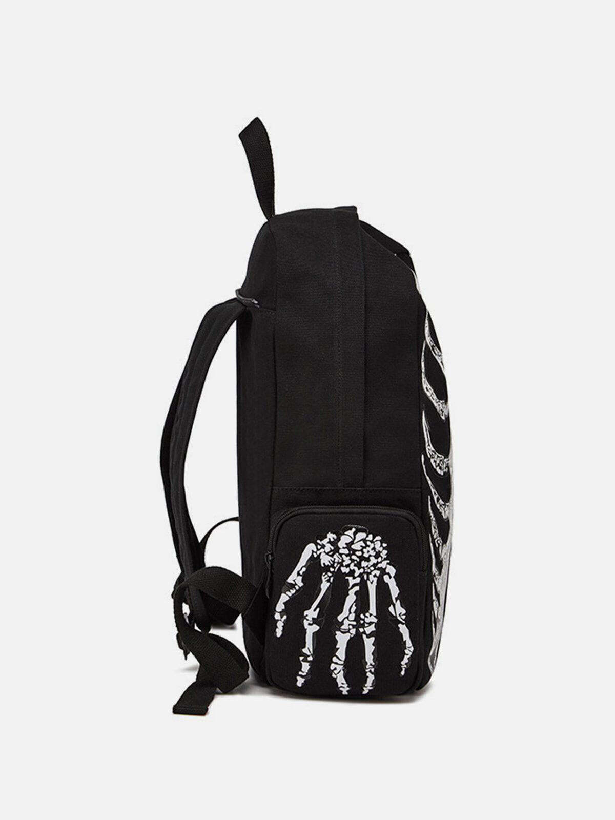 Concert Outfit Vintage Skull Print Shoulder Bag Concert Outfit Vintage Skull Print Shoulder Bag