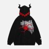 Concert Outfit Vintage Spider Hooded Sweatshirt