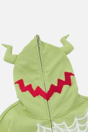 Concert Outfit Vintage Spider Hooded Sweatshirt