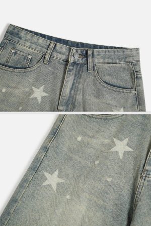 Concert Outfit Vintage Star Jorts