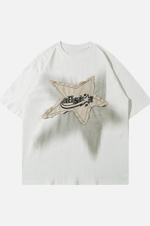Concert Outfit Vintage Star Loose T-Shirt