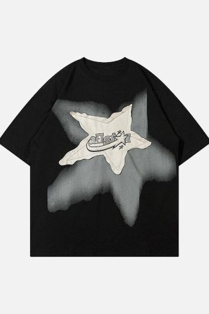 Concert Outfit Vintage Star Loose T-Shirt