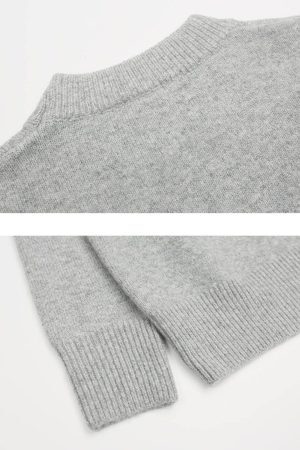 Concert Outfit Vintage street Letter Embroidery Sweater