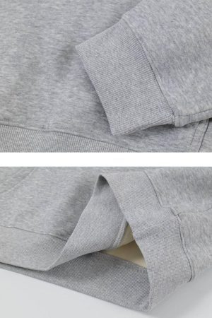 Concert Outfit Vintage Street Minimalistic Letter Leisure Hoodie