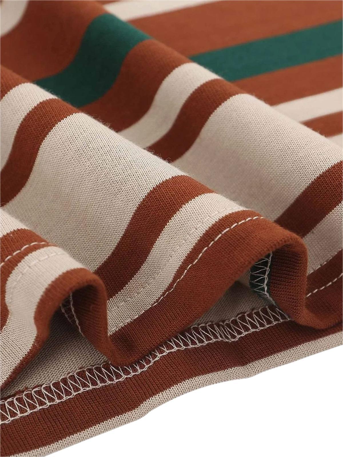 Concert Outfit Vintage Striped Polo Shirt Concert Outfit Vintage Striped Polo Shirt