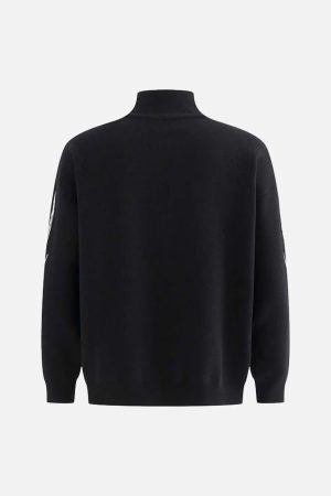 Concert Outfit Vintage Thorns Stand Collar Cardigan