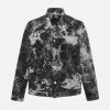 Concert Outfit Vintage Tie-Dye Denim Jacket