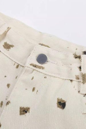 Concert Outfit Vintage Tie-Dye Straight Jeans