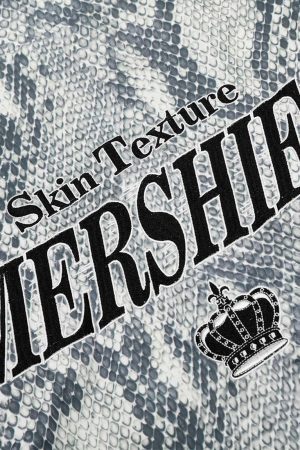 Concert Outfit Vintage Vibe Print Windbreaker Jacket