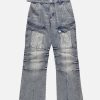 Concert Outfit Vintage Washed And Frayed Baggy Jeans