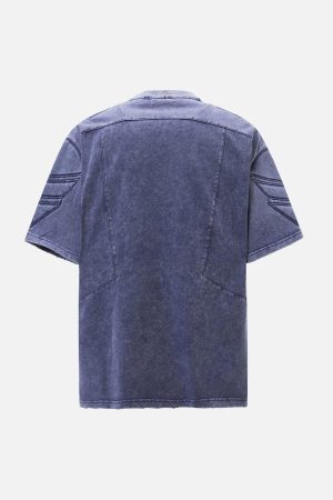 Concert Outfit Vintage Washed Crew Neck T-Shirt