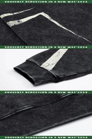 Concert Outfit Vintage Washed Distressed Hoodie