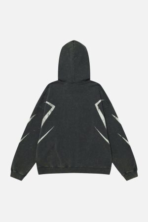 Concert Outfit Vintage Washed Distressed Hoodie