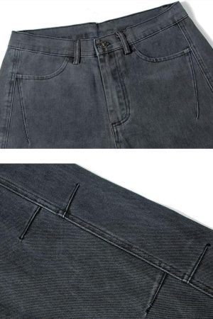 Concert Outfit Vintage Washed Distressed Jeans