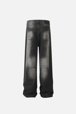 Concert Outfit Vintage Washed Distressed Jeans