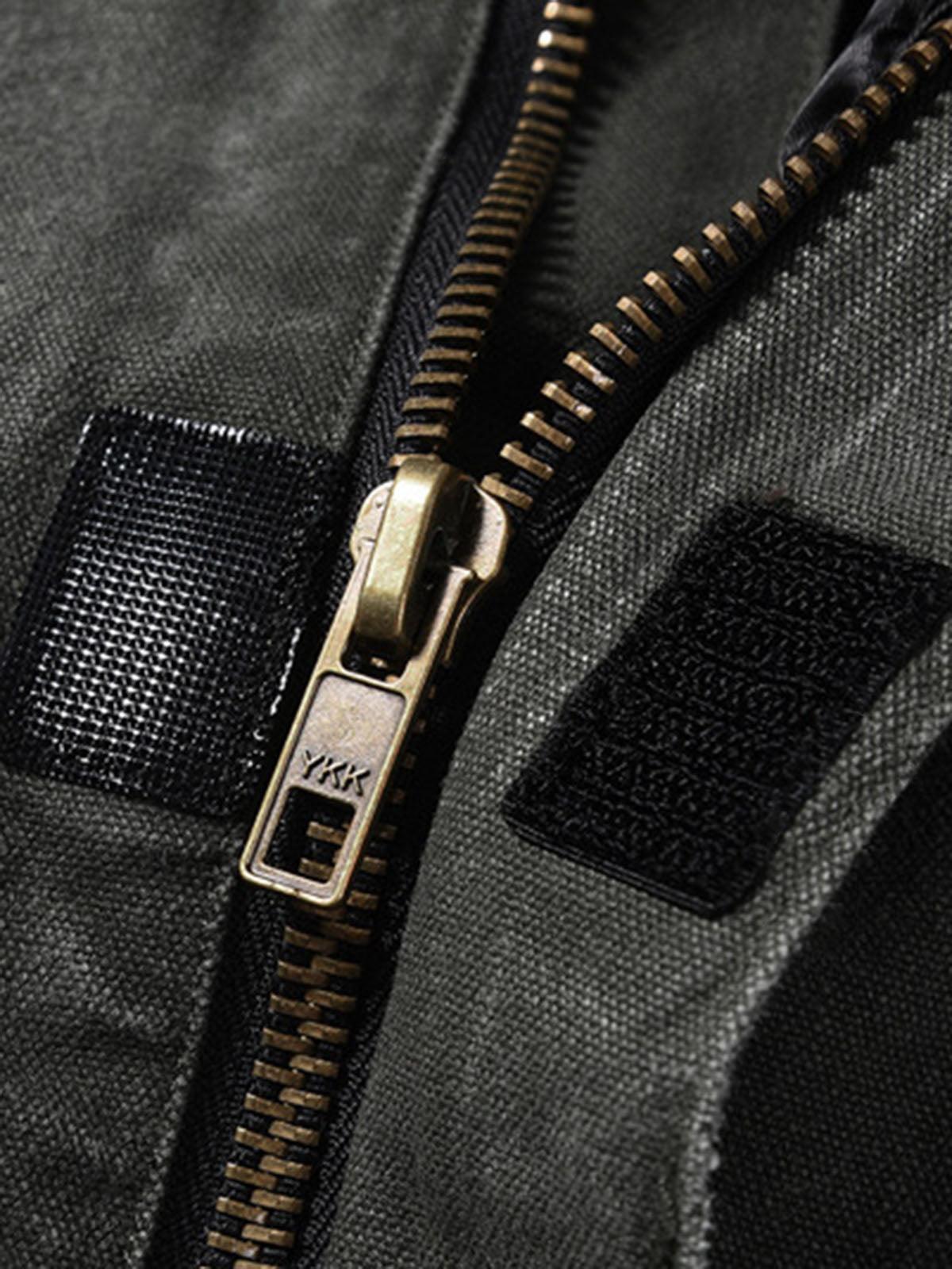 Concert Outfit Vintage Washed Distressed Quilted Work Jacket Concert Outfit Vintage Washed Distressed Quilted Work Jacket