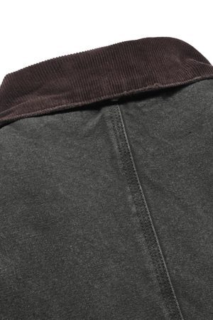 Concert Outfit Vintage Washed Distressed Quilted Work Jacket