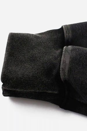 Concert Outfit Vintage Washed Letter Print Hoodie