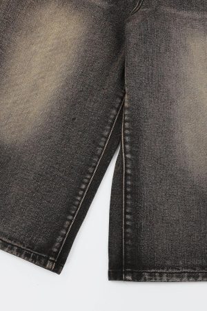 Concert Outfit Vintage Washed Longline Jorts