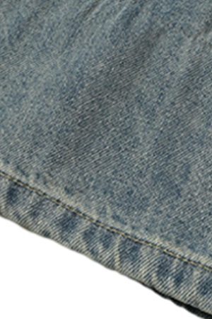 Concert Outfit Vintage Washed Plaid Baggy Jeans