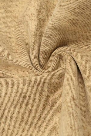 Concert Outfit Vintage Washed Pleated Straight Jeans