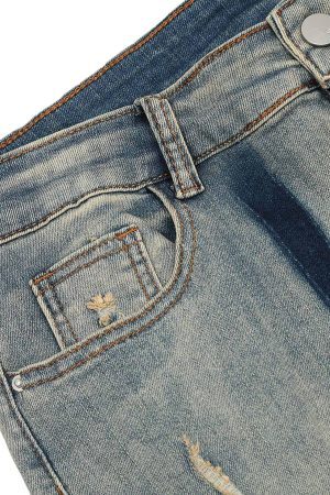 Concert Outfit Vintage Washed Split Structure Hip-Hop Jeans