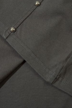 Concert Outfit Vintage Washed Stitching Rivets T-Shirt