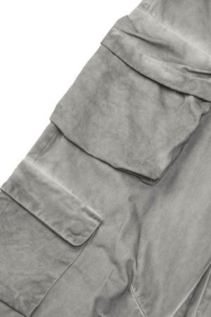 Concert Outfit Vintage Wasteland Style Multi Pocket Work Pants