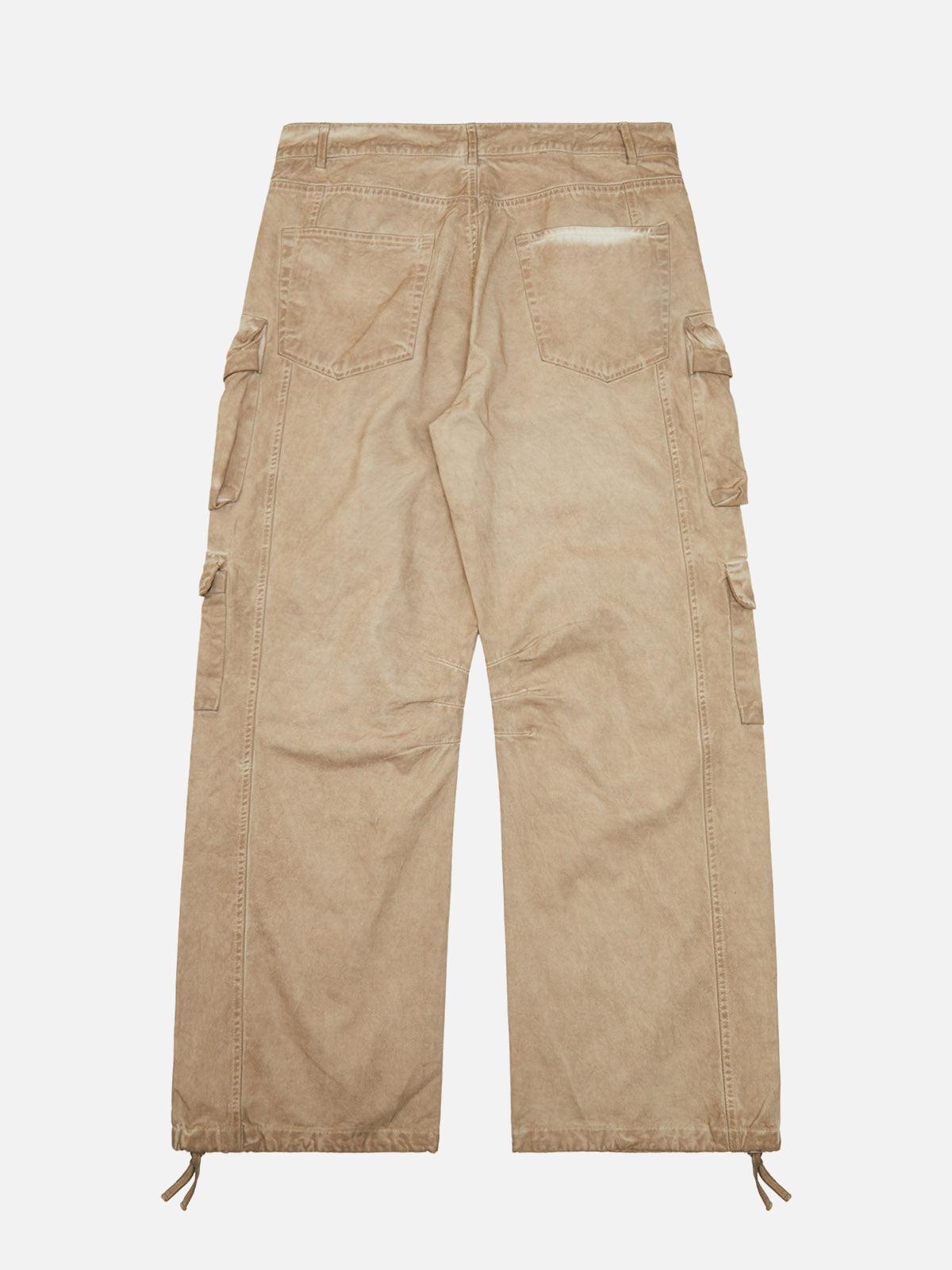 Concert Outfit Vintage Wasteland Style Multi Pocket Work Pants Concert Outfit Vintage Wasteland Style Multi Pocket Work Pants