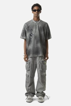 Concert Outfit Vintage Wasteland Style Multi Pocket Work Pants