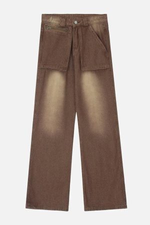 Concert Outfit Vintage Water-Wash Jeans