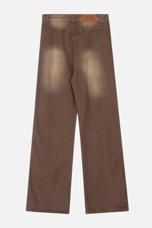 Concert Outfit Vintage Water-Wash Jeans