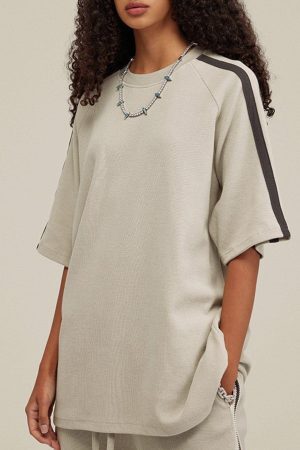 Concert Outfit Waffle Stripes Tee